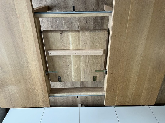 Image 1 of ANREI uitschuifbare tafel van massief eikenhout