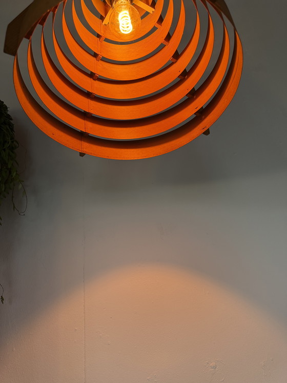 Image 1 of Lampada a sospensione vintage a stecche, Hans Agne Jakobsson anni '60