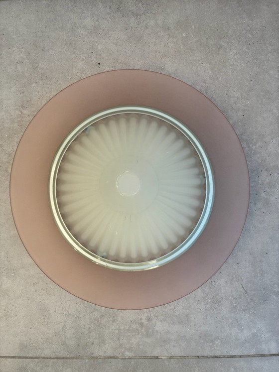 Vintage Arteluce pendant lamp – Glass, Metal (photo 5 of 5)