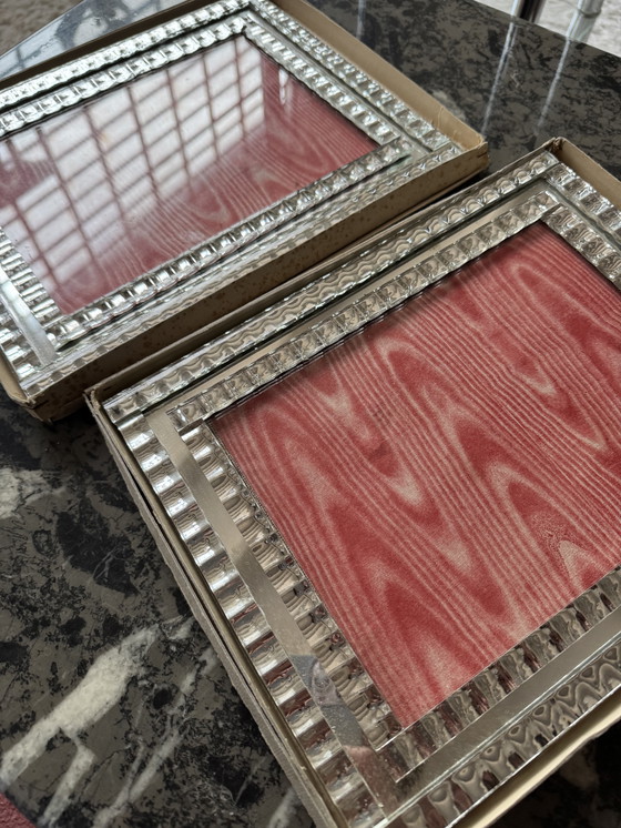 Image 1 of Spiegelfotolijsten uit de jaren 60