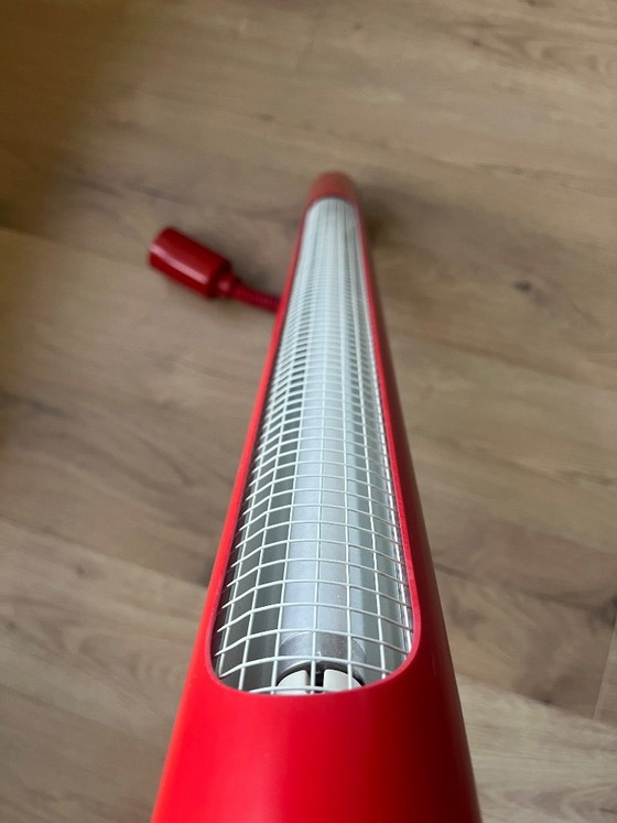 Vintage Massive buislamp – rood – Hanglampen, Metaal, Kunststof (photo 2 of 5)