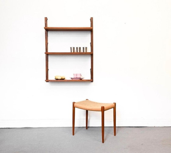 1/3 Poul Cadovius Royal System Scaffali a muro Teak Ottone, Legno, Metallo, Marrone, Mid Century Modern (foto 4 di 12)