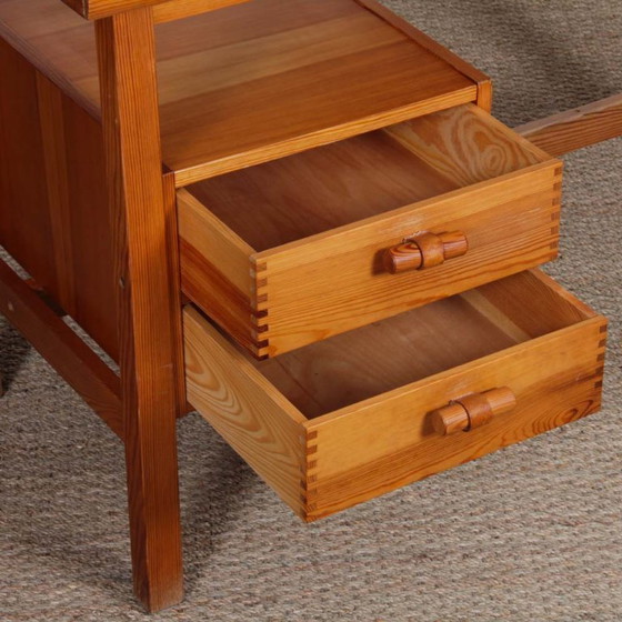 Image 1 of Vintage pine desk from the 1980s