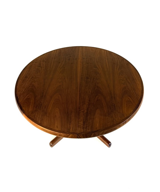 Image 1 of Vintage verlengbare Deense teakhouten eettafel ‘60