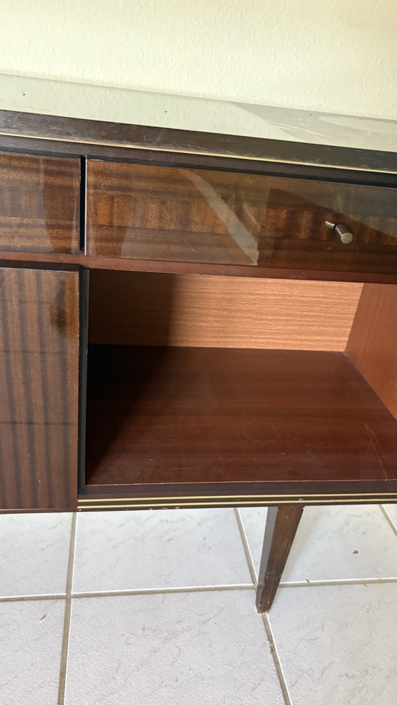 Geneva 220 Mid-Century Sideboard Munker model – Munker-Modell, Metal, Wood (photo 3 of 6)