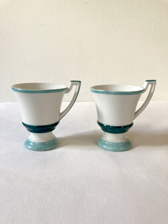 Image 1 of 7 aardewerken koffiekopjes van het brûlot-type