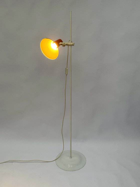 Image 1 of Woja Holland Vintage Floor Lamp – Red Dutch Design Icon