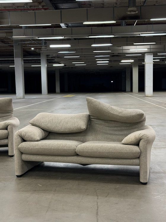 Image 1 of Sofá de 2 plazas Cassina Maralunga | 2 piezas | Shitake