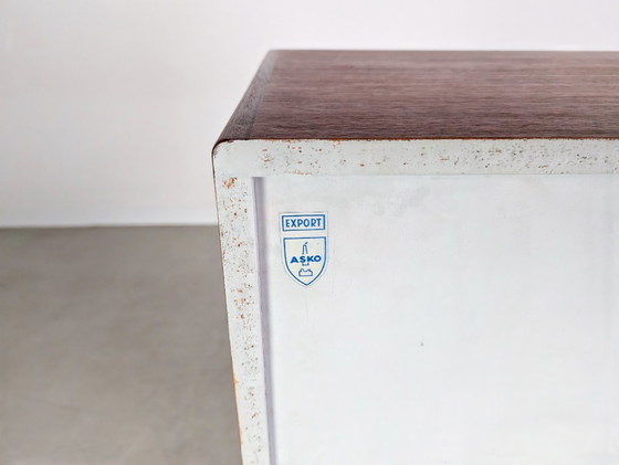 Image 1 of Armadio originale Asko Finland, cassettiera di metà secolo, teak vintage 2