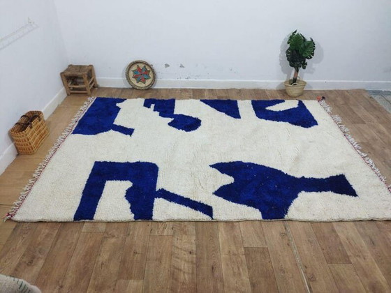 Handgemaakt Berber Beni Ouaraine tapijt van natuurlijke wol, afmeting 200/350 cm – Aime Té (photo 4 of 8)