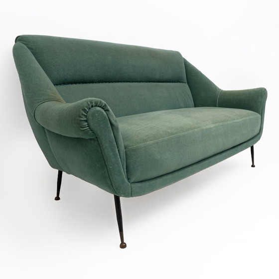 Image 1 of Gigi Radice Mid-Century Modern Italian Sofa for Minotti, 1950s