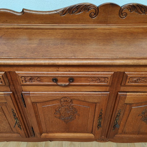 Image 1 of Vintage Country Louis XV wall cabinet, buffet cabinet, sideboard, chest of drawers
