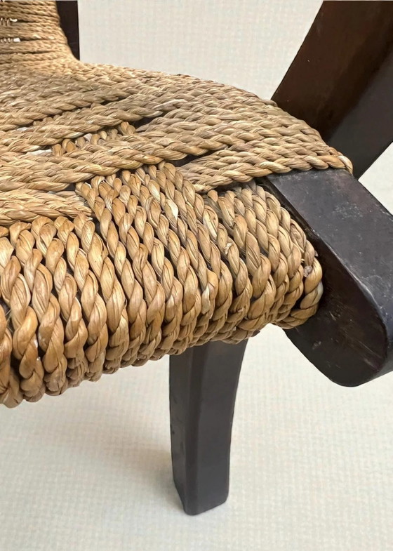 Zeldzaam! 1 van 2 identieke Erich Dieckmann originele Bauhaus fauteuil, circa 1925, gemaakt in Duitsland. (photo 7 of 10)
