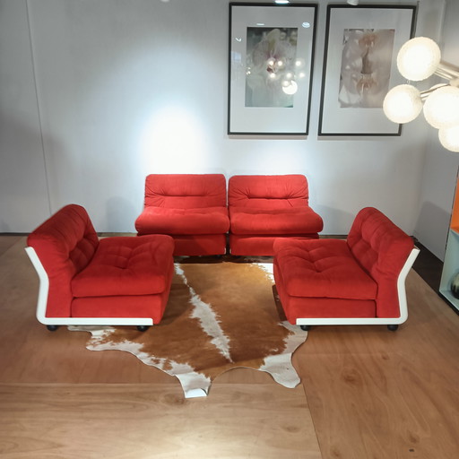 4 Poltrone "Amanta" Mario Bellini