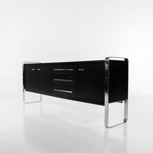 Buffet chromé années 70