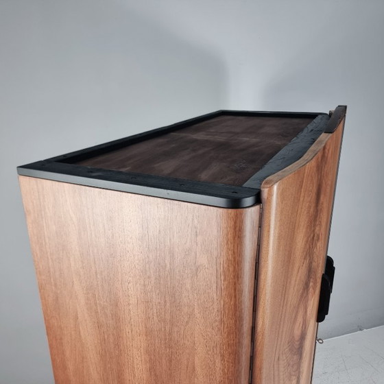 Image 1 of Art Deco Walnut Wardrobe by Jindrich Halabala, 1940s