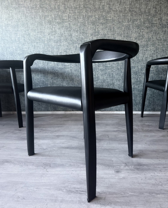 Image 1 of 6 poltrone “Miss” design di Afra & Tobia Scarpa,1986 circa per Molteni