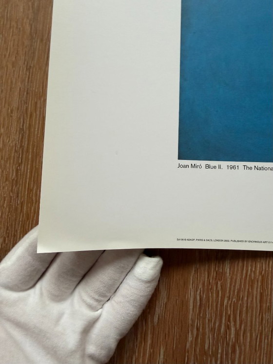 Image 1 of Joan Miró (1893-1983), Blue II, 1961, Nationaal Museum voor Moderne Kunst, Centre Georges Pompidou, Parijs, copyright ADAGP....