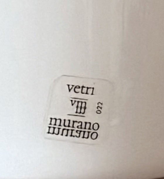 Image 1 of Lampe de table en verre de Murano en forme de crayon, style postmoderne, Formia Murano Italie années 1980