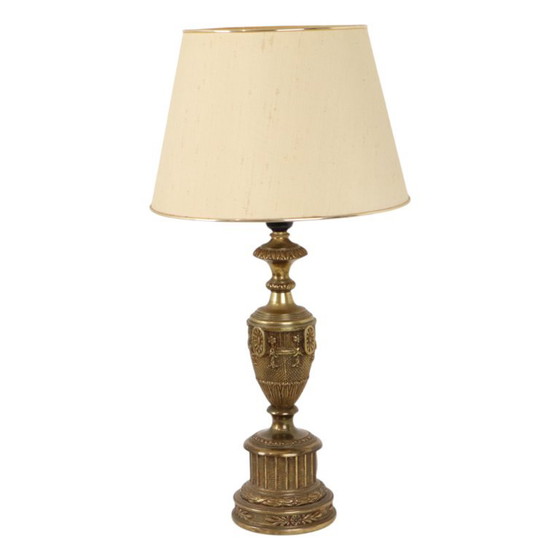 Grande lampe de table en laiton, style Empire français classique, 59 cm – Brass (photo 3 of 18)