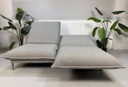 Rolf Benz Nova Designer Sofa Grau Couch Schlaffunktion