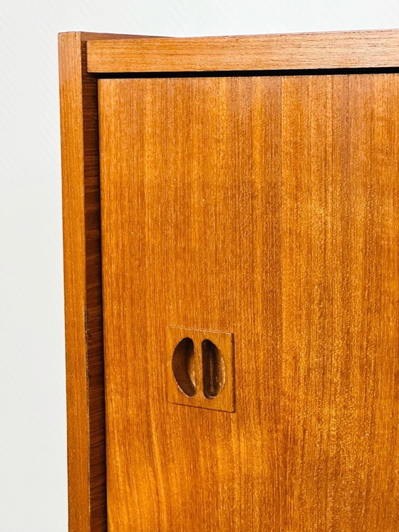 Image 1 of Enfilade haute vintage scandinave en teck, 1960