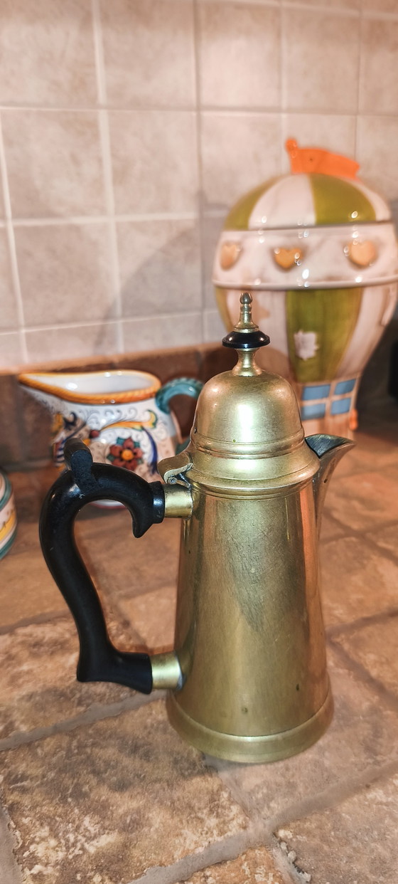 Oude Arabische chocoladepot van Tenda – Decoratieve objecten, Brass (photo 4 of 6)