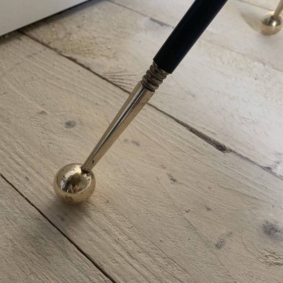 Messing statief vloerlamp – Vloerlampen, Brass, Vintage (photo 5 of 9)