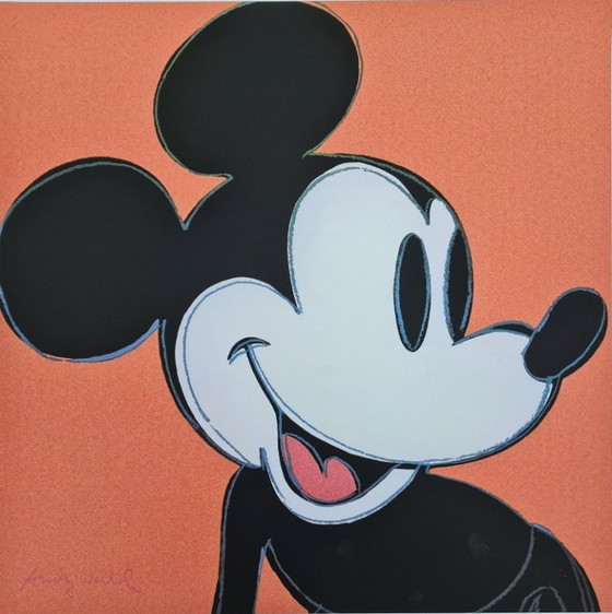 Image 1 of After Andy Warhol, Mickey Mouse, 1980s, Lithograph
