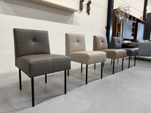 4 Gelderland 7714 Knopfstuhl Designerstuhl