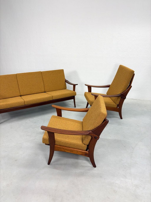 Vintage Mid-Century Lounge Set De Ster Geldermalsen