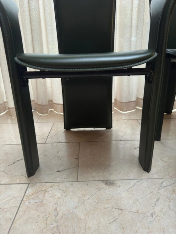 Image 1 of 6 chaises de salle à manger Pietro Constantini « Frag »