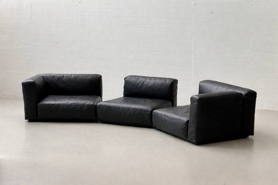 Image 1 of Modulares Ledersofa Modell Mex Cube von Piero Lissoni für Cassina, Italien 2010er