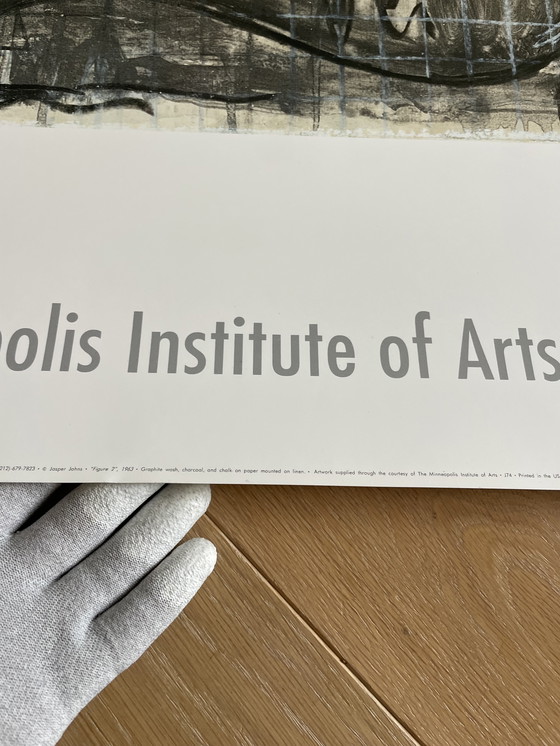 Image 1 of Jasper Johns (Amerikaans, geboren 1930), "Figuur 2", 1963, copyright Jasper Johns, met dank aan het Minneapolis Instit