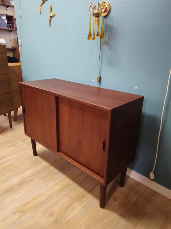 Image 1 of Vintage Danish LP Cabinet Audio Furniture Bathroom Cabinet Sideboard