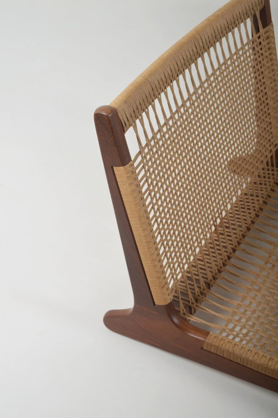 Image 1 of Set Deense zetels TV161 ontworpen door Hans Olsen voor Bramin, jaren '50