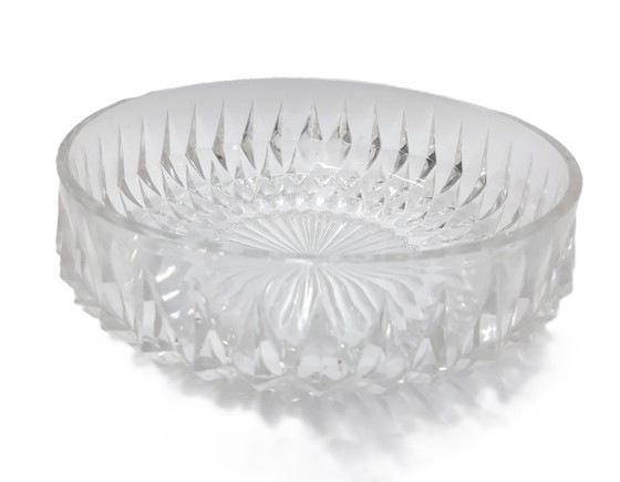 Image 1 of Grand bol à fruits vintage en cristal