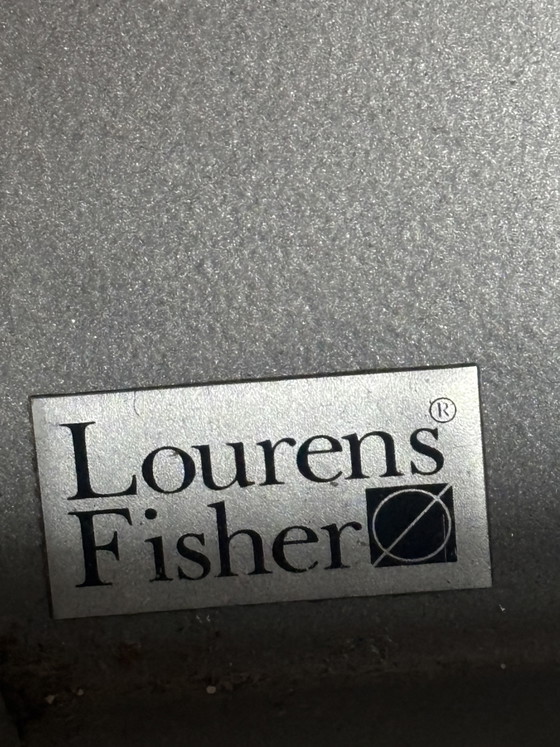 Set di due scaffali display/CD Lourens Fisher – Colonne, Metal, Wood (photo 4 of 5)
