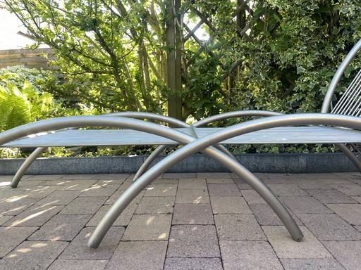 Gardinox Altro Lounger Garden Chair Stainless Steel