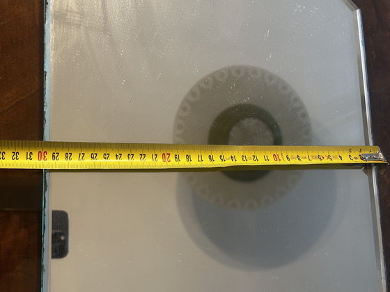 Image 1 of Art Deco Tablett mit abgeschrägtem Spiegel, ca. 1920–1930