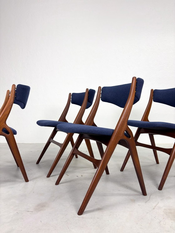 Set 'Aska' Dining chairs by Louis van Teeffelen for Wébé – Wood (photo 3 of 20)
