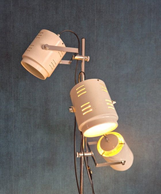 Image 1 of Lampada da terra vintage - Herda | 3 faretti - Anni '70