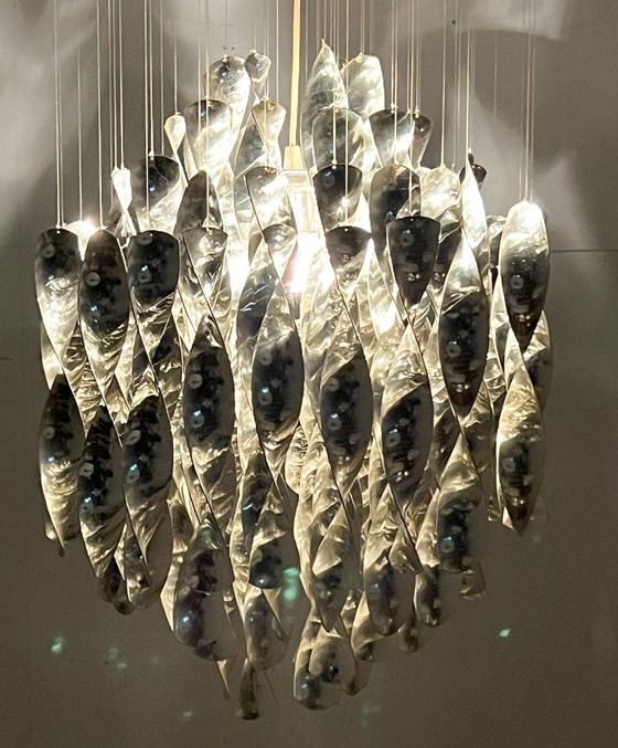 Image 1 of Lampada da soffitto a spirale di Verner Panton per Lüber AG, modello SP1, Germania, anni '70.