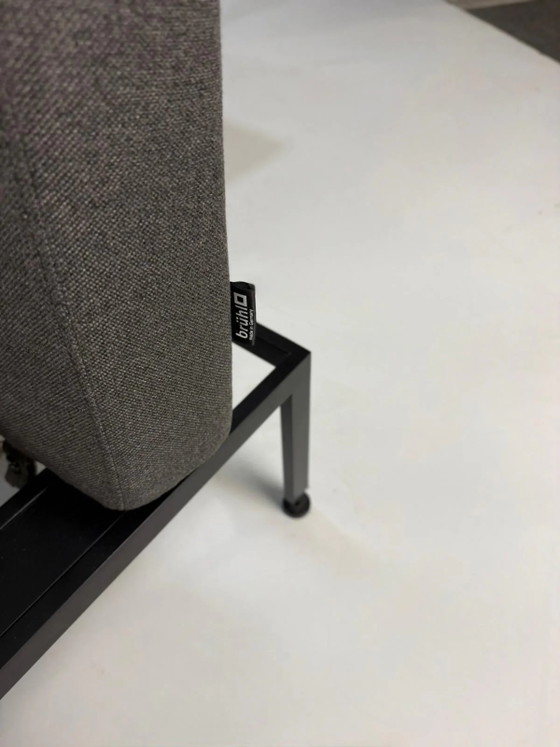 Image 1 of Brühl Roro Soft Sofa Stoff Grau Garnitur Schlafsofa Ecksofa