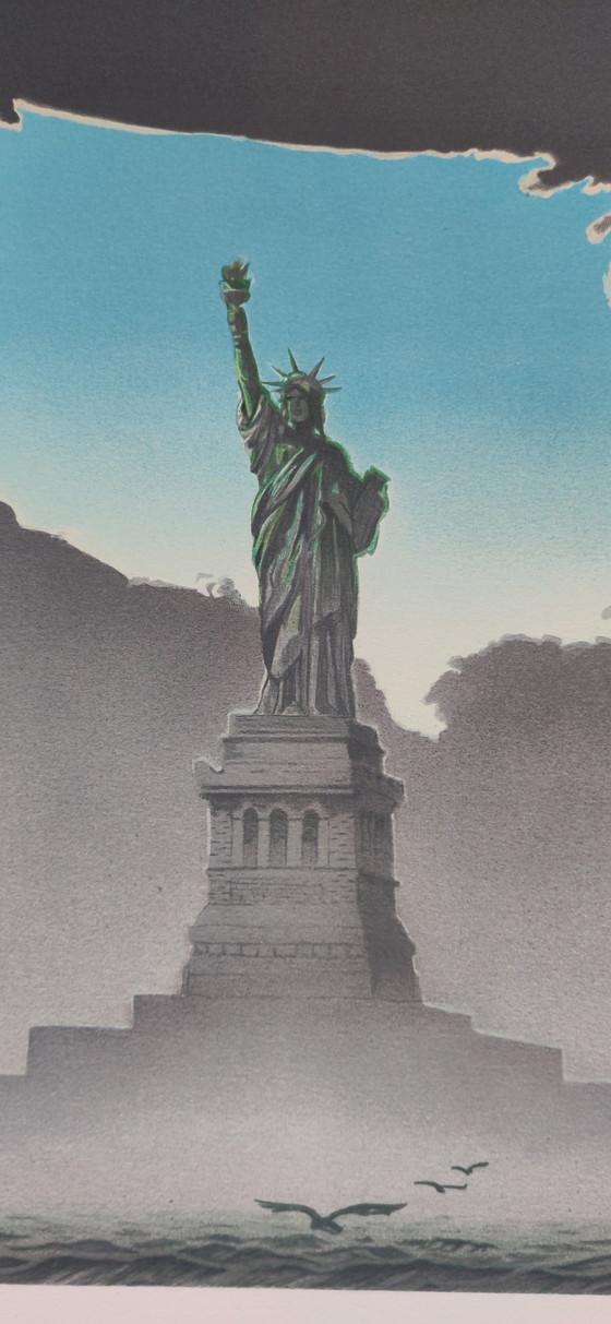 Image 1 of Gelimiteerde lithografie Vrijheidsbeeld van Michel Dubrel