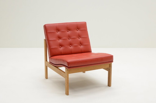Set of 2 Moduline chairs by Ole Gjerløv Knudsen and Torben Lind for Cado, 1960s Denmark. 
