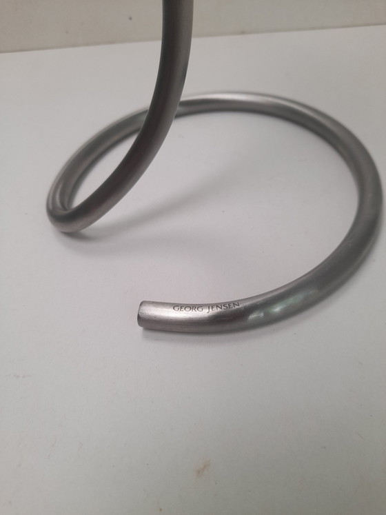 Image 1 of Bougeoir Georges Jensen en inox brossé 