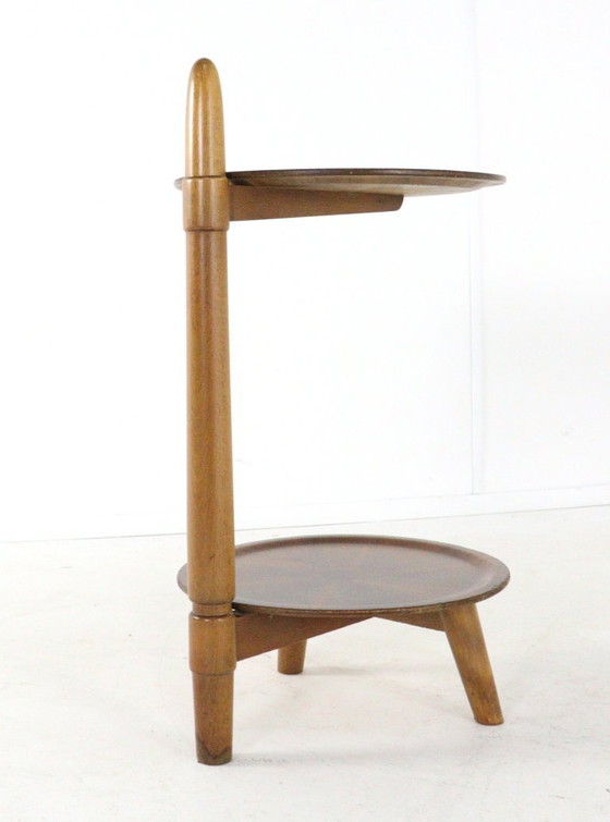 Image 1 of Set van 2 Edmund Jørgensen voor Patent ANM bijzettafeltje / nachtkastjes vintage Deens