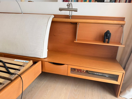 Poliform Morgante – Exceptionnel Ensemble de Chambre en Noyer Massif – Lits 2 places, Wood (photo 3 of 10)