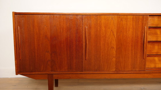 Image 1 of Vintage teak sideboard | TV cabinet | 225 cm
